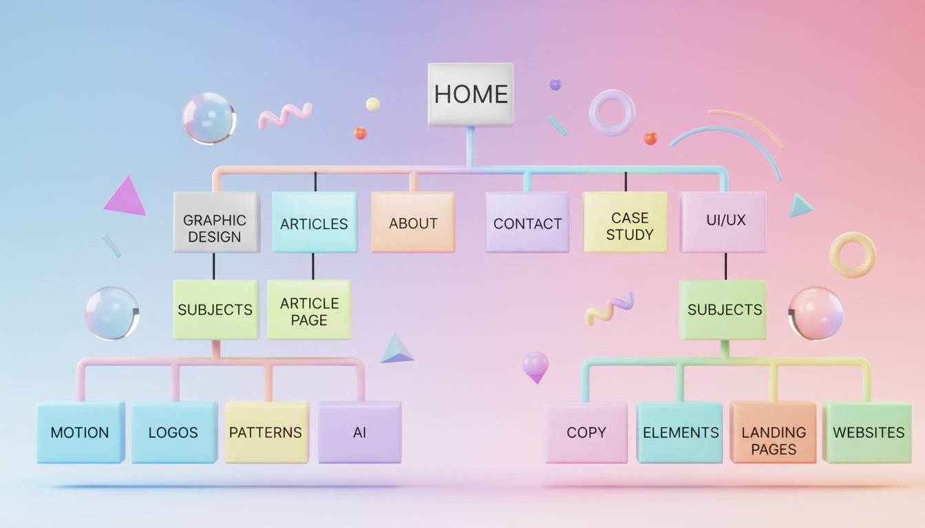 UX structure of my site